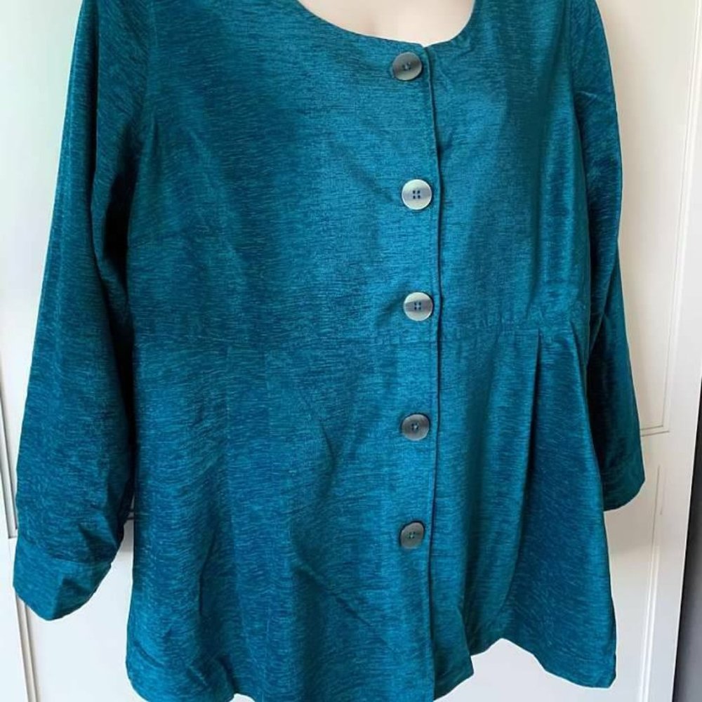 Soft Surroundings Fiona Velvet Tunic Top